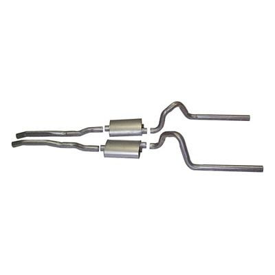 PartzBiz CM C5ZZ-5257-WOR - Scott Drake 1965-66 Mustang GT Exhaust