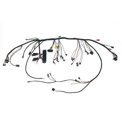 PartzBiz CM C5ZZ-14401-WL3P - Scott Drake 1965 Under-dash Harness w/Premium Fuse Box & Relays 3-spd Heater & Warning Lamps