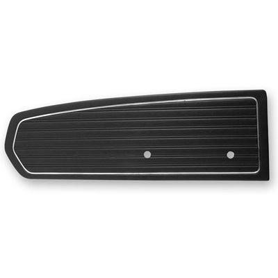 PartzBiz CM C8ZZ-65239423BK - Scott Drake 1968 Standard Door Panels (Black)