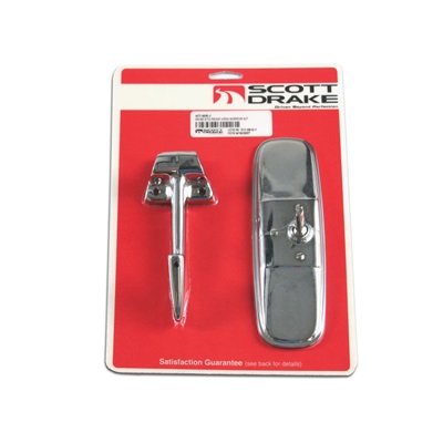 PartzBiz CM KIT-MIR-1 - Scott Drake 64-66 Rear View Mirror & Arm Kit