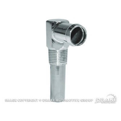 PartzBiz CM C6AZ-18599-S - Scott Drake 64-73 Heater Hose Elbow (Small Block, Silver Zinc)