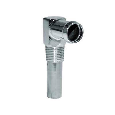 PartzBiz CM C6AZ-18599-C - Scott Drake 64-73 Heater Hose Elbow (Small Block, Chrome Plated)