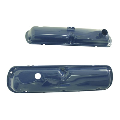 PartzBiz CM C5ZZ-6A582-BL - Scott Drake 65-68 Small Block Valve Covers (Blue)
