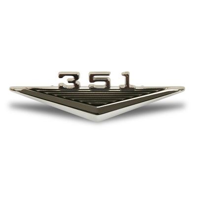 Scott Drake Fender Emblem, 351 – Scott Drake C3OZ-16228-351