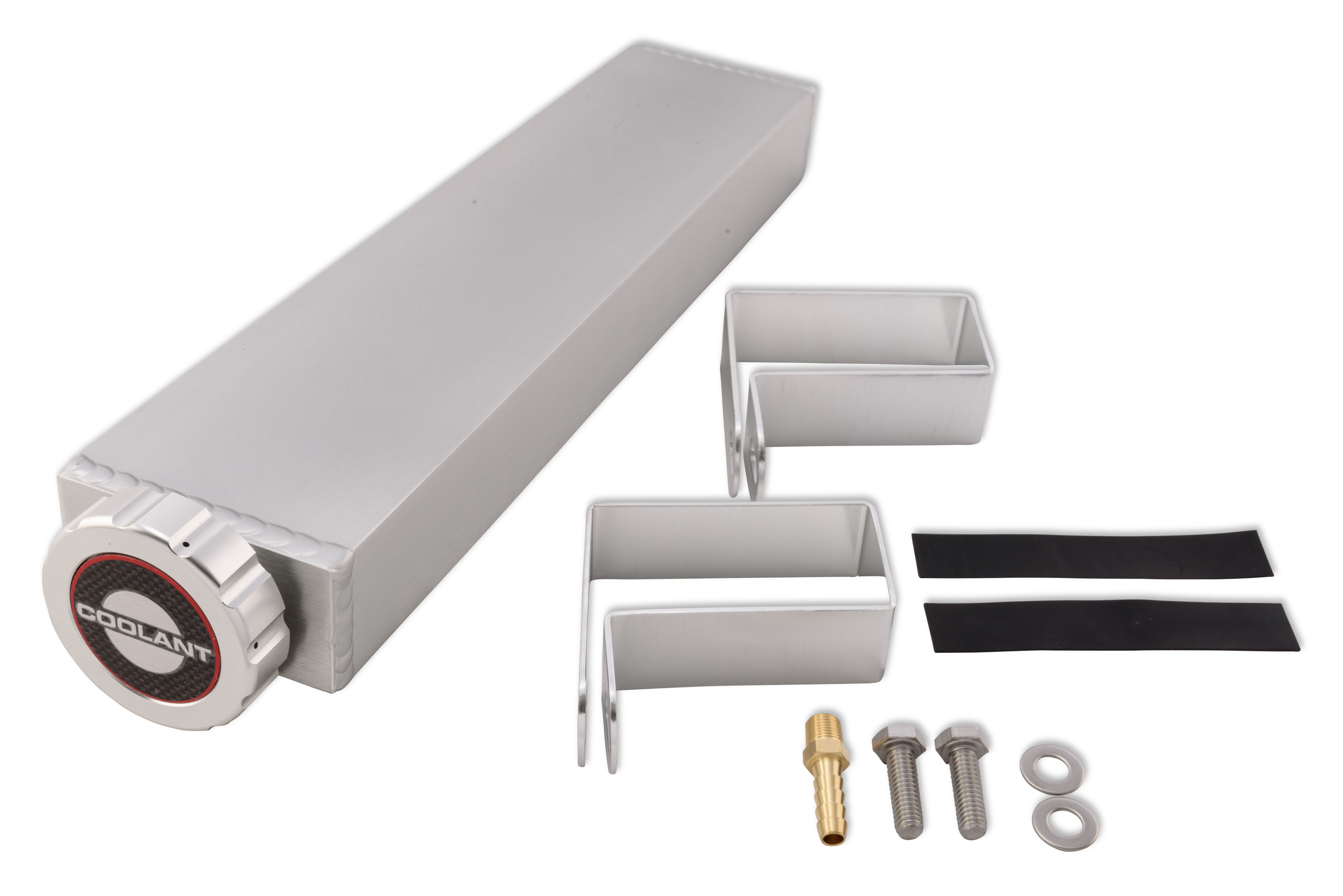 PartzBiz CM C5ZZ-8C077-AL - Scott Drake Radiator Overflow Tank Aluminum