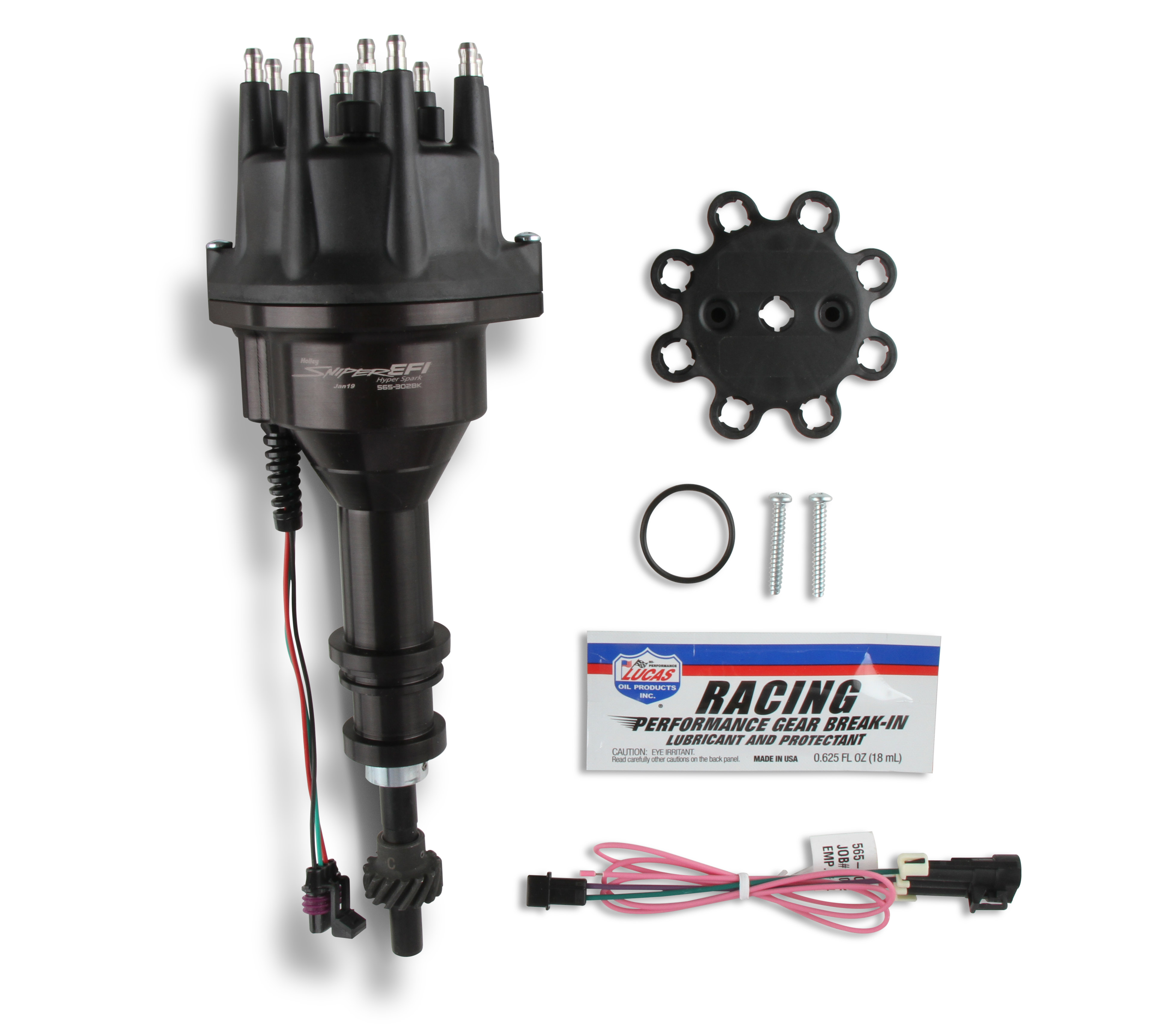 PartzBiz CM 565-303BK - HyperSpark Distributor - Ford (351-C/429/460)