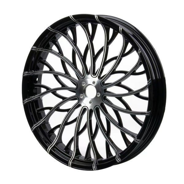 PartzBiz HD 19031479 - 3D Forged Wave Wheels For Harley Davidson 2018+ Softail Models - 21x3.5 Front For 2018+ Breakout