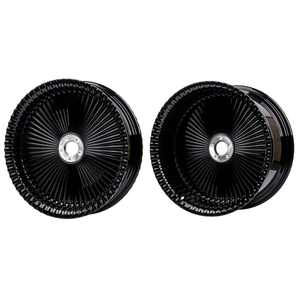 PartzBiz HD 19035469 - 3D Forged Fatbox Wheels For Harley Davidson 2018+ Softail Models - 18x4.25 Front For 2018+ Fat Boy