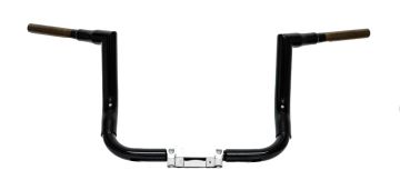 PartzBiz HD 3486274 - KST Kustoms แฮนด์บาร์ Gloss Black 10 Patriot Bagger Harley Touring Batwing