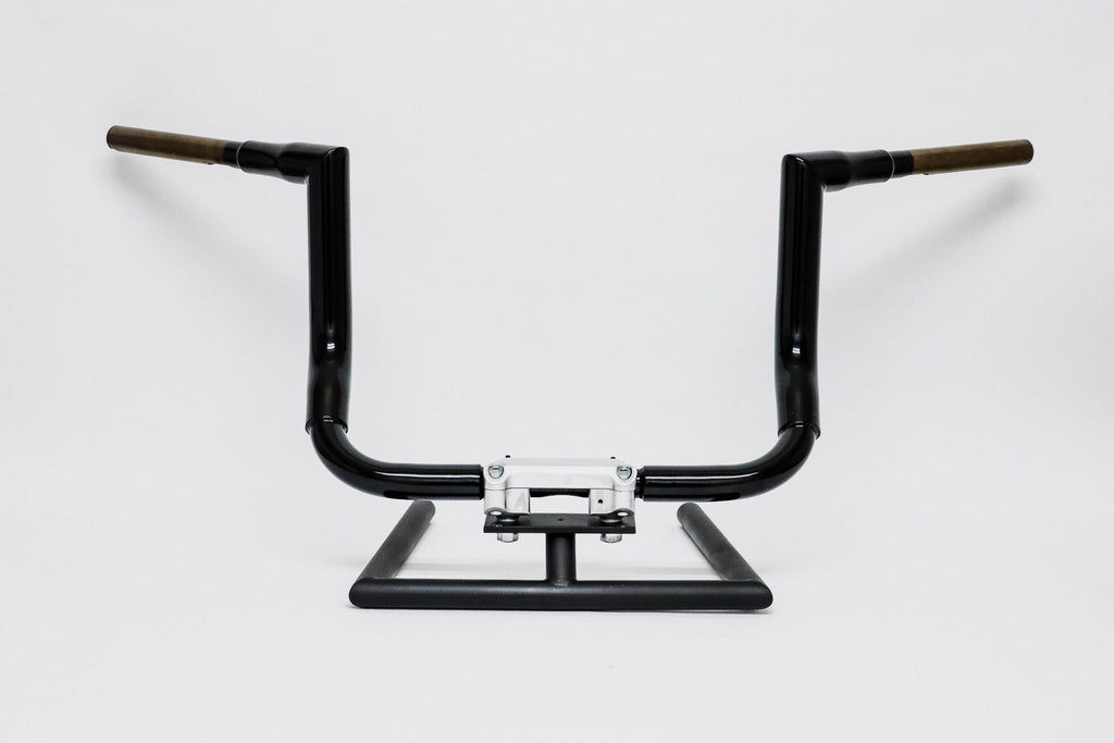 PartzBiz HD 3486276 - KST Kustoms แฮนด์บาร์ Gloss Black 12 Patriot Bagger Harley Touring Batwing