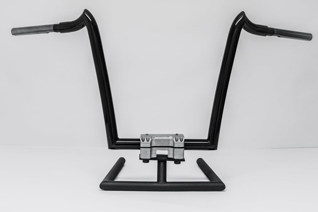 PartzBiz HD 3470055 - KST Kustoms Gloss Black 10‚” แฮนด์บาร์ Renegade Harley FLTR Softail Dyna