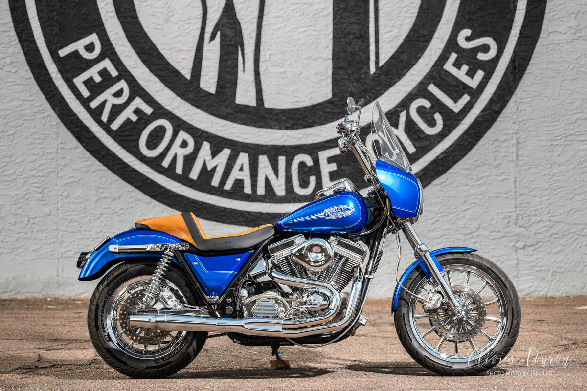 PartzBiz HD 3474746 - Chrome Thunderheader 2 เป็น 1 2:1 ระบบท่อไอเสียเต็มท่อ 1987-1991 Harley FXR