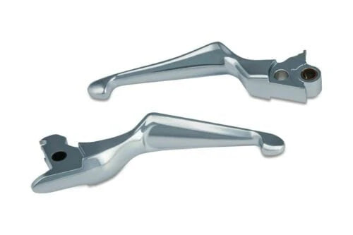 PartzBiz HD 3457615 - Kuryakyn Chrome Boss Blades Levers ชุดคู่ไฮดรอลิก Harley 2002-2005 V-Rod