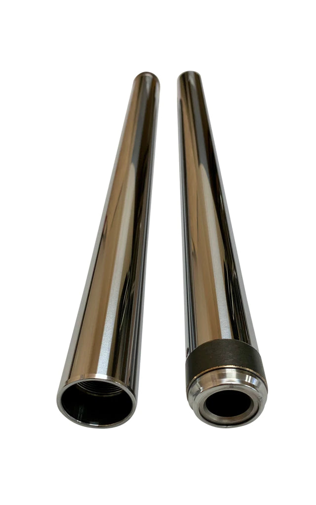 PartzBiz HD 3467686 - ท่อโช้คหน้า Chrome 39 มม. คู่ 24.25 Stock Harley Sportster Dyna FXR XL