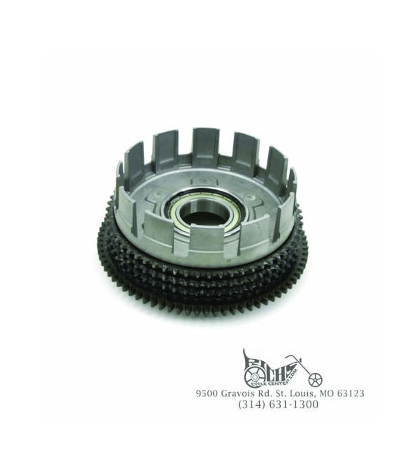 PartzBiz HD 3442333 - 4 Speed Sportster ตะกร้าคลัทช์ ดรัมเชลล์ ฮับ เครื่องกำเนิดไฟฟ้าโรเตอร์ แม่เหล็ก 36791-84