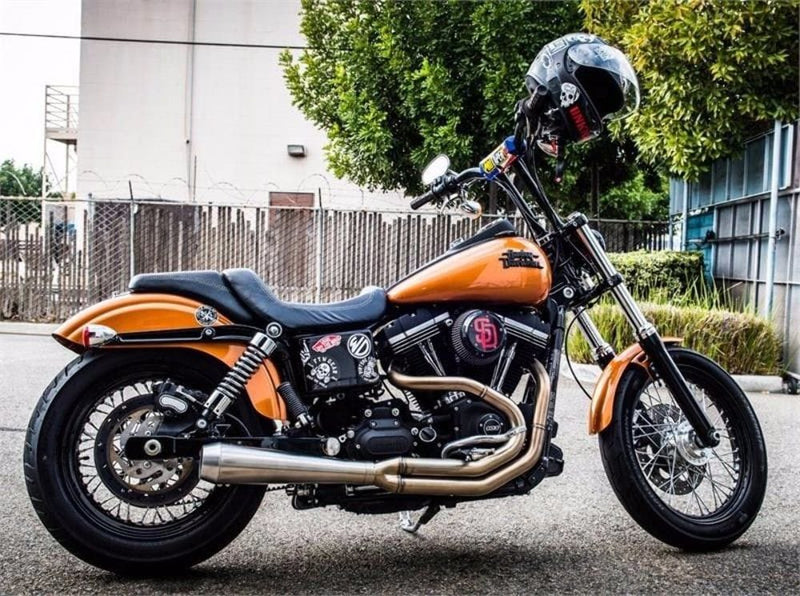 PartzBiz HD 3443039 - Bassani Road Rage 3 ท่อไอเสีย 2 เป็น 1 ท่อ Harley Dyna 1991-2017 สแตนเลส