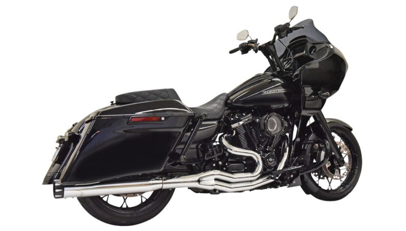 PartzBiz HD 3475185 - Bassani Road Rage 2-1 Chrome HP Performance Exhaust Pipes Harley Touring M8 17+