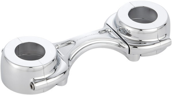 PartzBiz HD 3484377 - Arlen Ness Method Billet Fork Brace Chrome 39 มม. Narrow Glide สำหรับ Harley FXD FXR XL