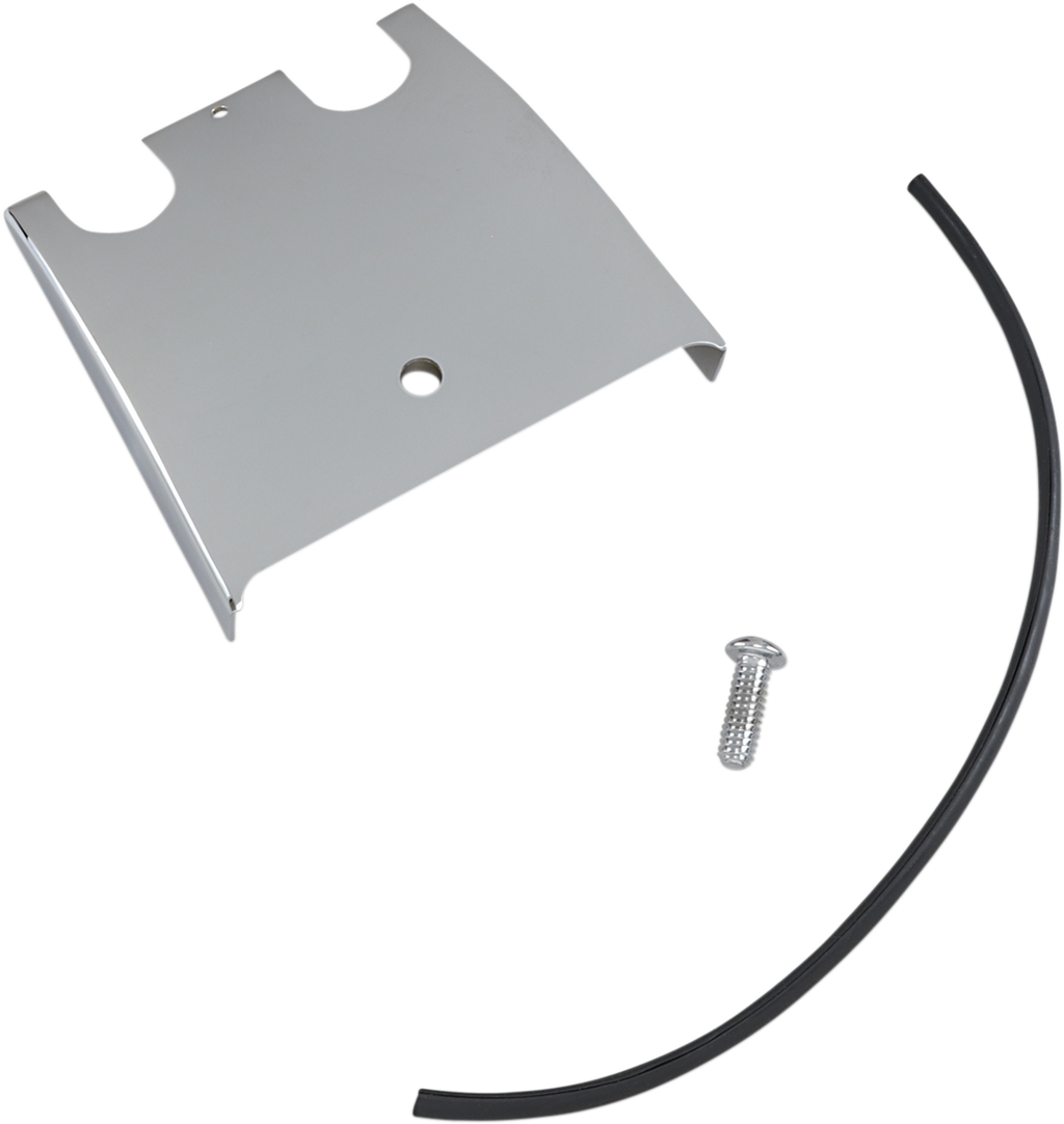 PartzBiz HD 3450718 - Drag Specialties Chrome Lower Dash Panel Extension 89-07 Harley Touring Bagger