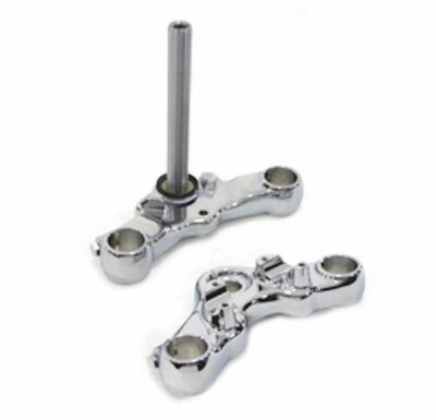 PartzBiz HD 3444968 - Chrome 39MM Triple Trees Tree Set Kit 2010-2020 Harley Sportster สี่สิบแปด 48