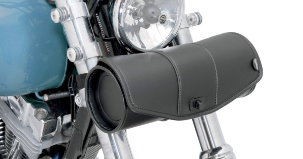 PartzBiz HD 3452280 - กระเป๋าเครื่องมือ Saddlemen Cruisin'n Deluxe ใหม่ Harley Davidson Softail Dyna Sportster