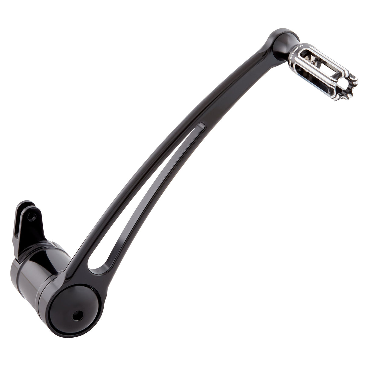 PartzBiz HD 3486459 - Arlen Ness 10 Gauge แขนเบรคอลูมิเนียมสีดำ +1‚” Peg Harley Touring Softail 00+