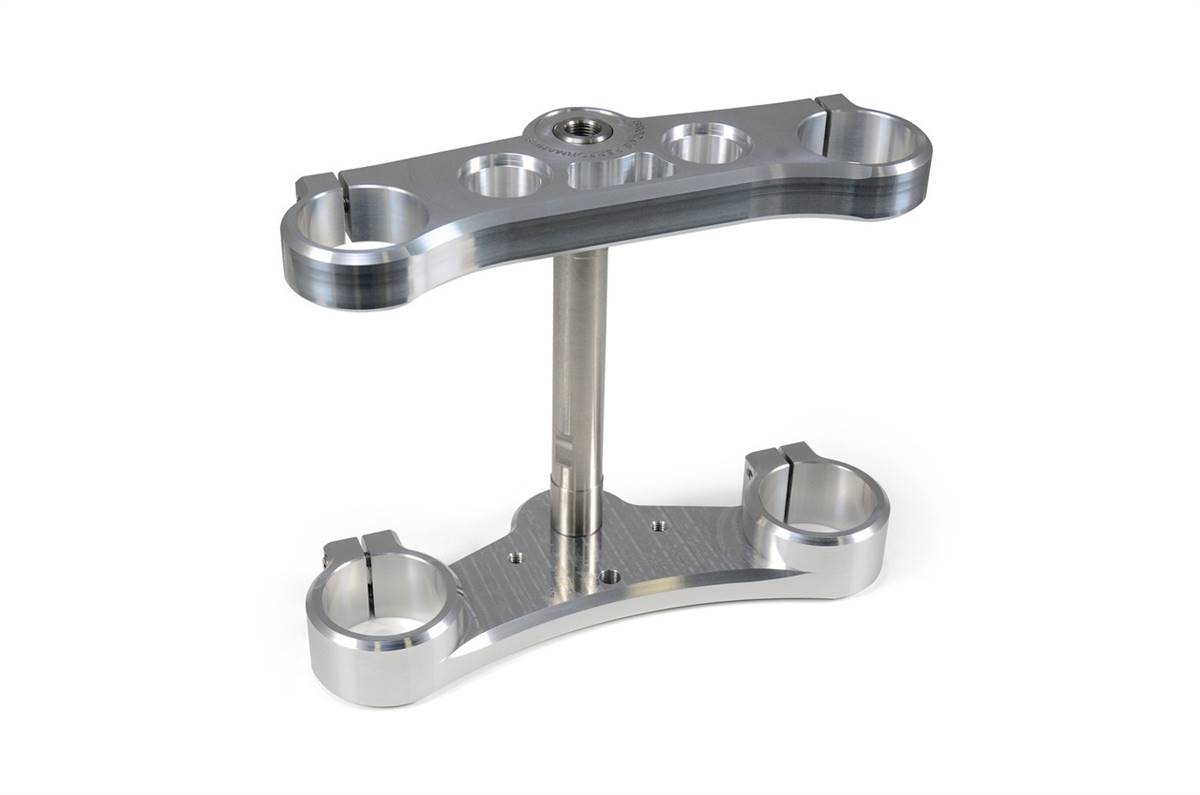 PartzBiz HD 3466098 - Brock's Performance Triple Tree ช่วงล่างแบบพลิกกลับได้ 214 มม. 1.7‚” Offset Harley FXR