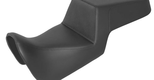 PartzBiz HD 3485042 - เบาะรองนั่งมือจับ Saddlemen Step 2-Up Foam Saddlehyde สีดำ Harley Pan America 21+