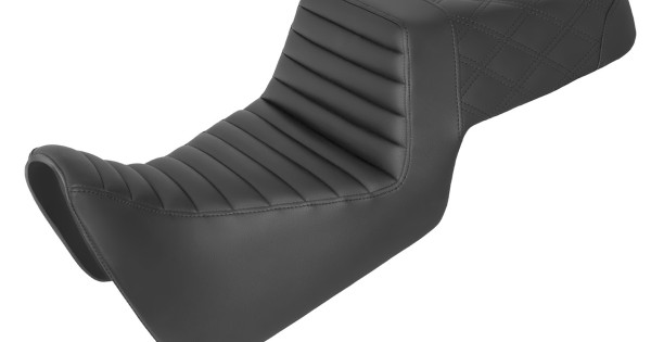 PartzBiz HD 3485040 - Saddlemen Step 2-Up Seat หน้า TR หลัง LS โฟม สีดำ Harley Pan America 21+