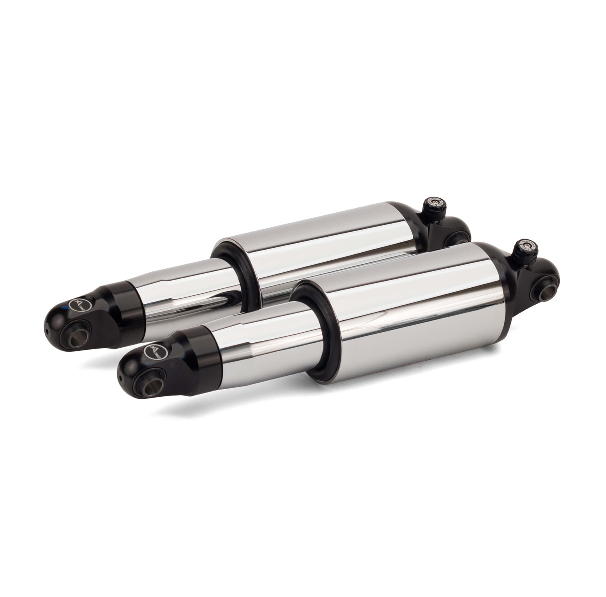 PartzBiz HD 3447658 - ชุดโช้คอัพ Chrome Arnott Ultimate Rebound Air Ride Harley V-Rod 07-17