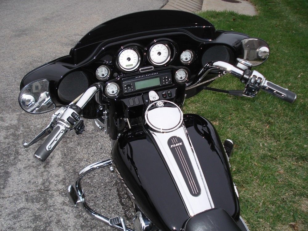 PartzBiz HD 3441354 - 1 1/4‚” Wild One 1 Chubby Fat Mini Apes 8” Bagger Bars แฮนด์ทัวร์ริ่ง Harley
