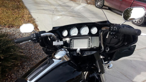 PartzBiz HD 3441395 - 1/4‚” Wild One 1 Chubby Fat 10‚” Bagger Bars Mini Apes Touring แฮนด์บาร์ Harley