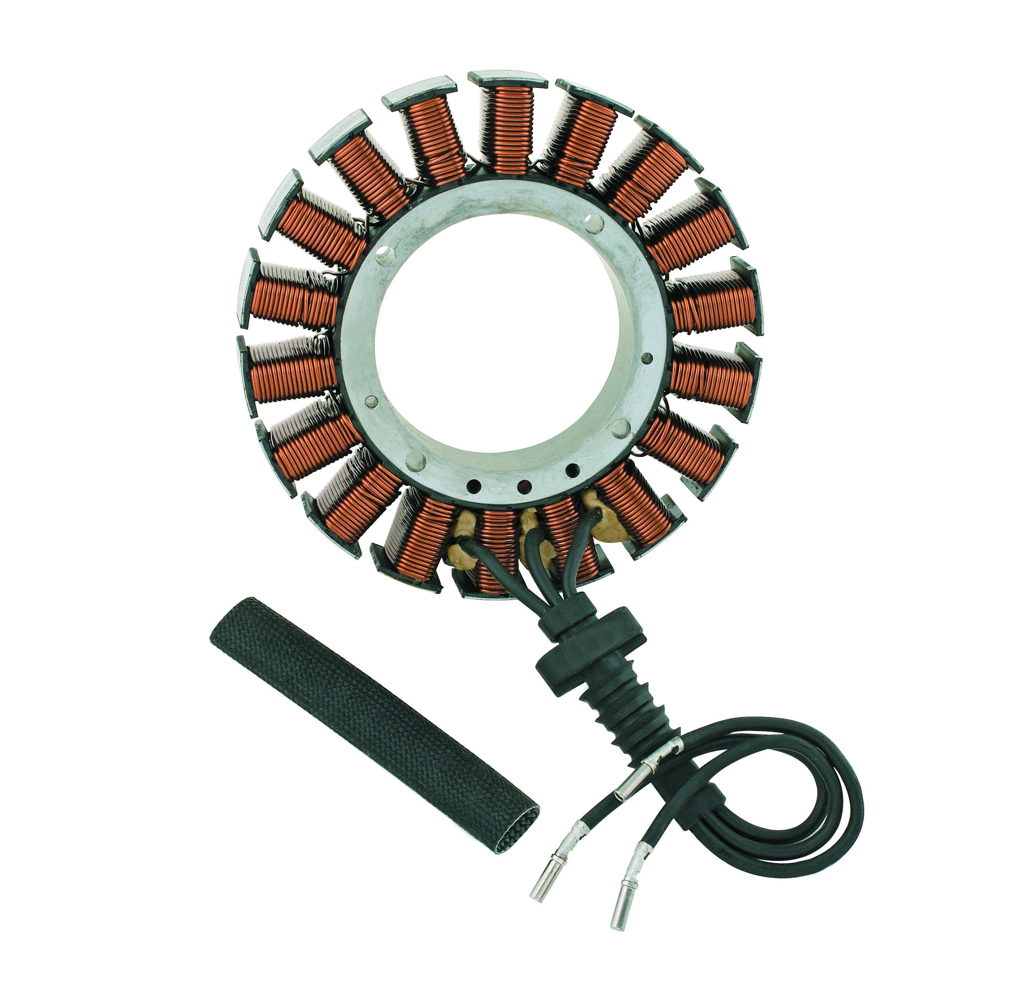 PartzBiz HD 4425104 - Accel Unmolded Alternator Stator 40 แอมป์ Repl 30017-07 รุ่น Harley Dyna 2007 FXD / WG