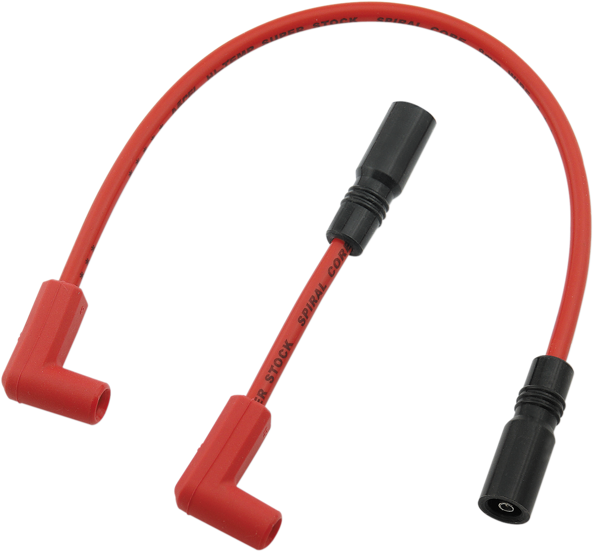 PartzBiz HD 4425058 - ชุดสายไฟหัวเทียน Accel Red 8MM สำหรับ Harley-Davidson Dyna Glide 1999-2013 - 171097-R