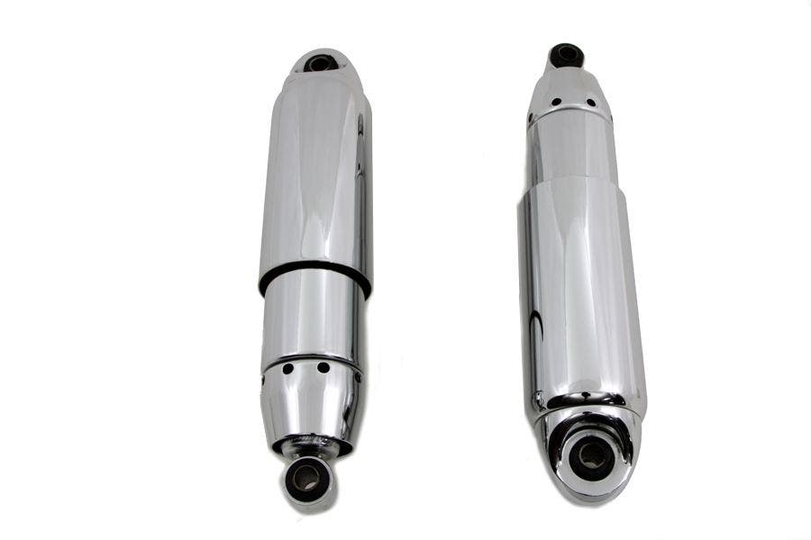 PartzBiz HD 4424952 - AEE 12” โช๊คหุ้มโครเมียม 1” ลดระดับ Harley Dyna FXD Lowrider Wide Glide 91-17