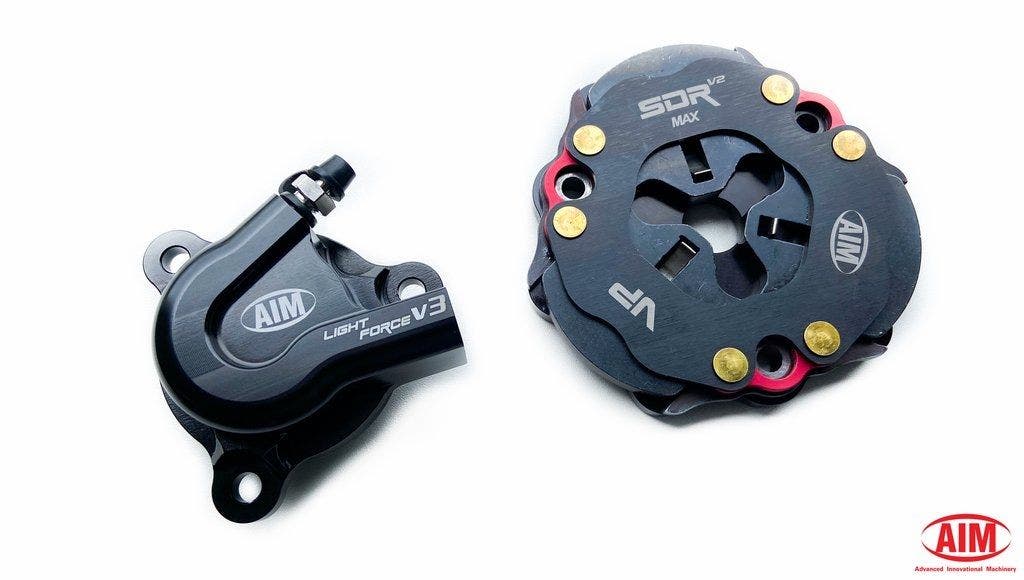 PartzBiz HD 4424937 - AIM VP-SDR V2 Max คลัตช์ & Light Force V3 Slave กระบอก Harley Touring 17-Up