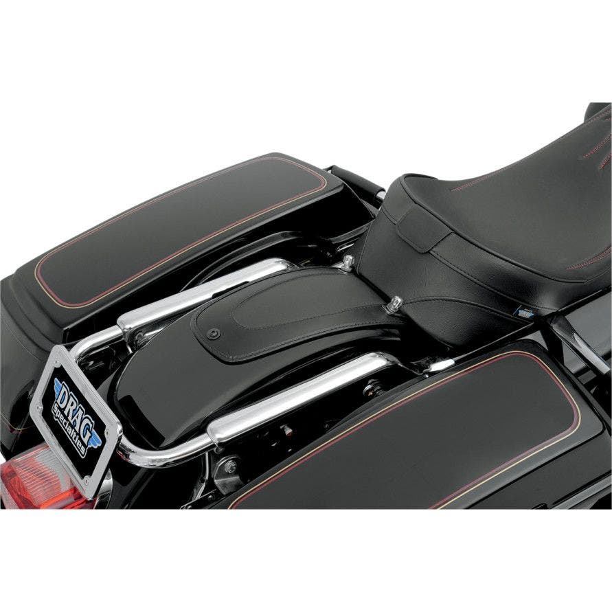 PartzBiz HD 4421934 - หนังสีดำ Fender Bib Fender Skin สำหรับรุ่น '97-'16 Harley Touring FLH/T
