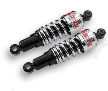PartzBiz HD 4421559 - โช้คหลัง Chrome Slammer ยี่ห้อ Burly 10.5 Harley Touring Models 80-17 | B28-1203