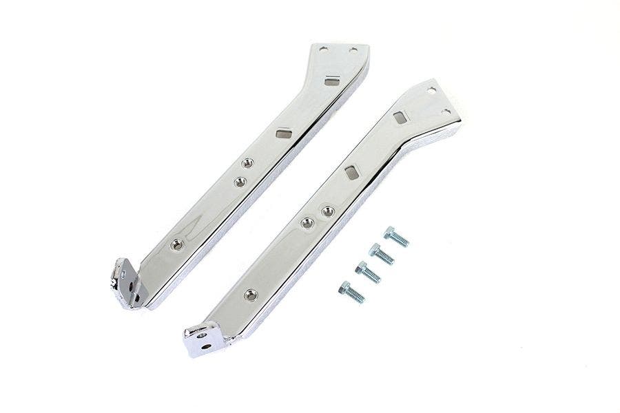 PartzBiz HD 4421178 - Chrome Saddlebag Guard Kit เสริมวงเล็บ 49-0532 Harley Touring 79-13