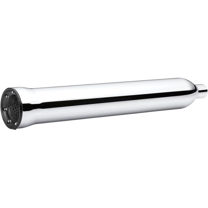 PartzBiz HD 4420662 - Cobra Chrome 4 ” Freewheeler Slip-on Mufflers สำหรับ Harley FLRT Threewheeler | 6300