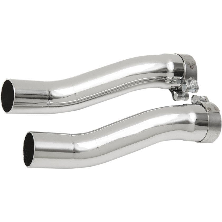 PartzBiz HD 4420619 - Cobra 6201T Chrome Tri-Glide หัวท่ออะแดปเตอร์ Harley Trike 09-16