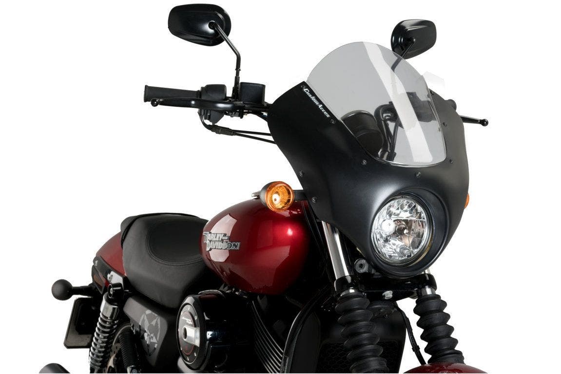 PartzBiz HD 4420222 - Custom Acces Dark Night เซมิแฟริ่ง Dark Smoke Harley Street XG750 15-Up