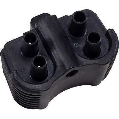 PartzBiz HD 4417300 - Drag Specialties คอยล์จุดระเบิดเอาต์พุตคู่ 12 โวลต์ Harley Softail M8 18-Up 2102-0416 21020416 ดีที่สุดสำหรับเด็กชายอ้วนอ้วนสลิมดีลักซ์เฮอริเทจ davidson miwaukee แปดปลั๊กคู่ไฟเดี่ยว