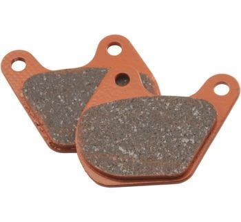 PartzBiz HD 4416507 - EBC Semi Sintered V Padผ้าเบรคหน้าสำหรับHarley 80-83 Ultra Glide Electra Glide | FA72V