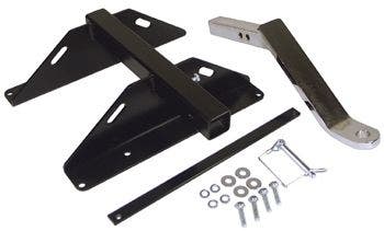 PartzBiz HD 4415269 - Hardbody Tri Glide Trike เหล็กสีดำ Trailer Hitch Bolt-On Harley FLHTCUTG 11-Up