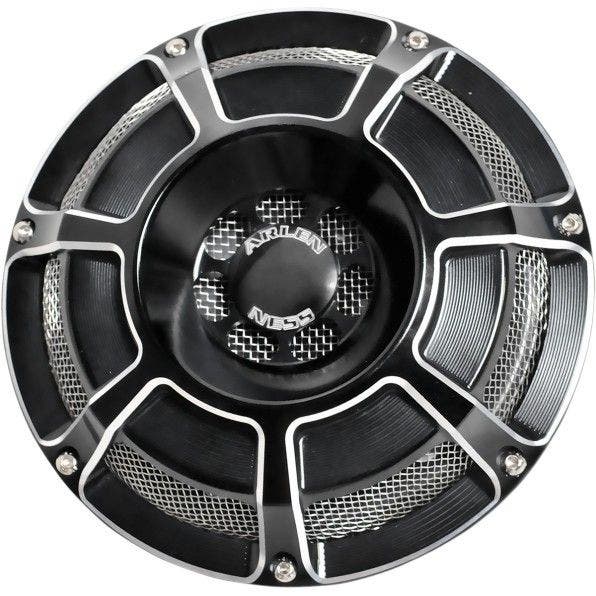 PartzBiz HD 4414494 - Arlen Ness Beveled Gloss Black 110db Horn สำหรับ Harley 91-15 Sportster XL รุ่น | 70-218