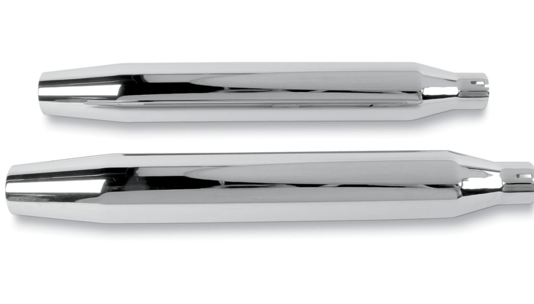 Khrome Werks 3" HP-Plus Chrome Tapered Slip on Mufflers Harley FXS FLSTC 07-17 | 202450 – Khrome Werks 4413802
