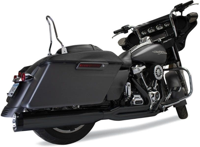 Khrome Werks Black 4.5" Outlaw 2-1 Exhaust System Harley Touring M8 17+ No Tip | 200775 – Khrome Werks 4413768