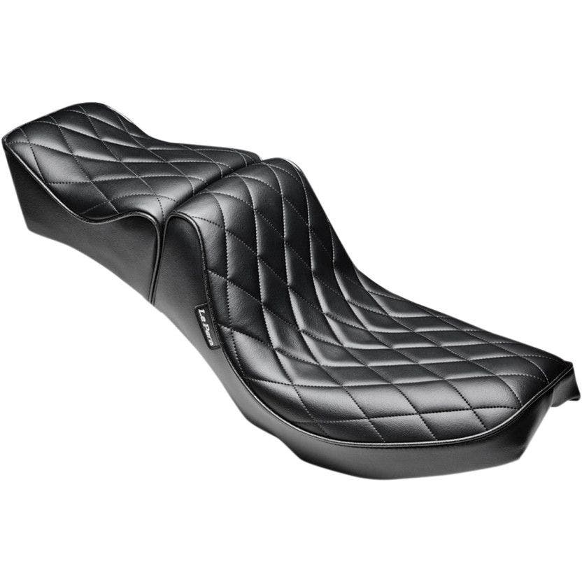 PartzBiz HD 4411106 - Le Pera L-179 DM Series II Regal Black Diamond 2 ที่นั่ง Harley FLH FL FX 64-84 | L-179 ดีเอ็ม