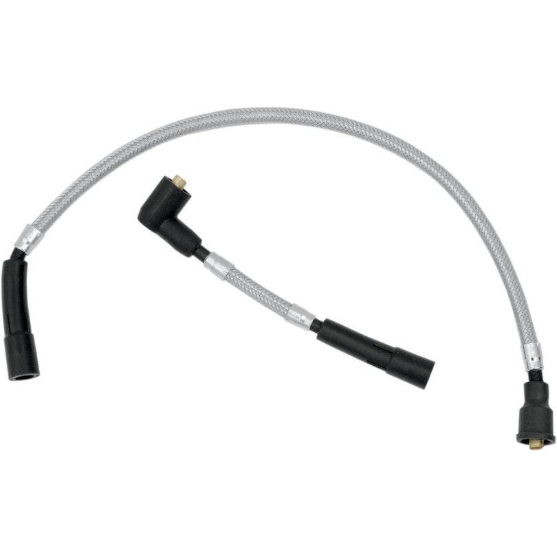 PartzBiz HD 4409899 - Magnum 3028S สายหัวเทียนสแตนเลสขัดเงา 86-03 Harley XL 2104-0098 21040098